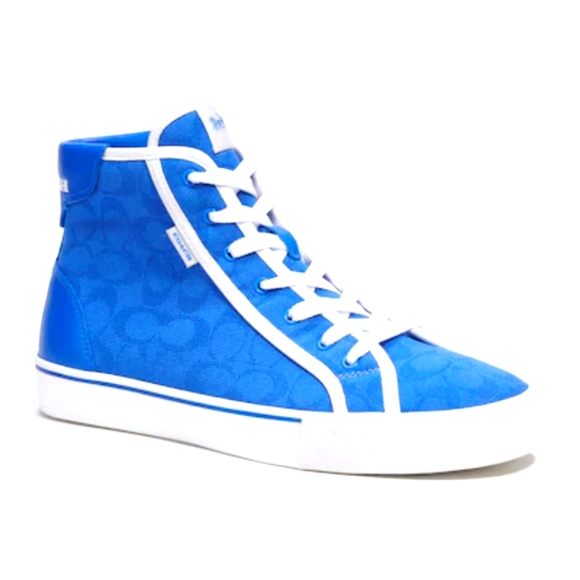 Coach Other - Coach Skate High Top Sneaker In Signature Jacquard Men's Sz 11